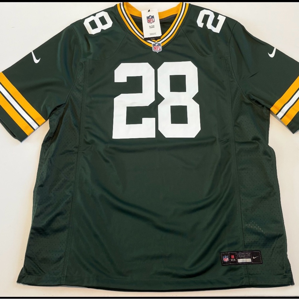 AJ Dillon Green Bay Packers Nike Game Jersey – Green  size XXL